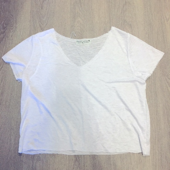Project Social White Shear Top - Picture 2 of 4